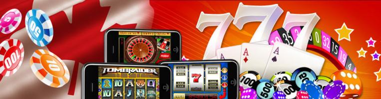 777 canada online casino with canadian flag and casino chips with mobile gmeplay